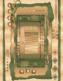 Синтетичний килим Heatset 4286A lemon green - высокое качество по лучшей цене в Украине.